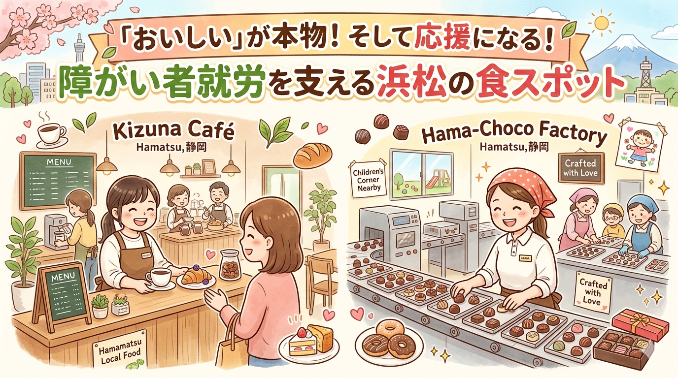 「おいしい」が本物！そして応援になる！障がい者就労を支える浜松の食スポット