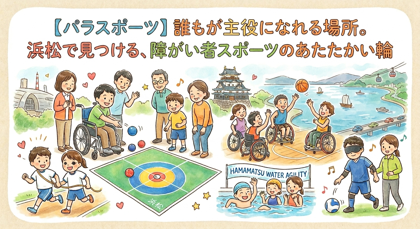 【パラスポーツ】誰もが主役になれる場所。浜松で見つける、障がい者スポーツのあたたかい輪