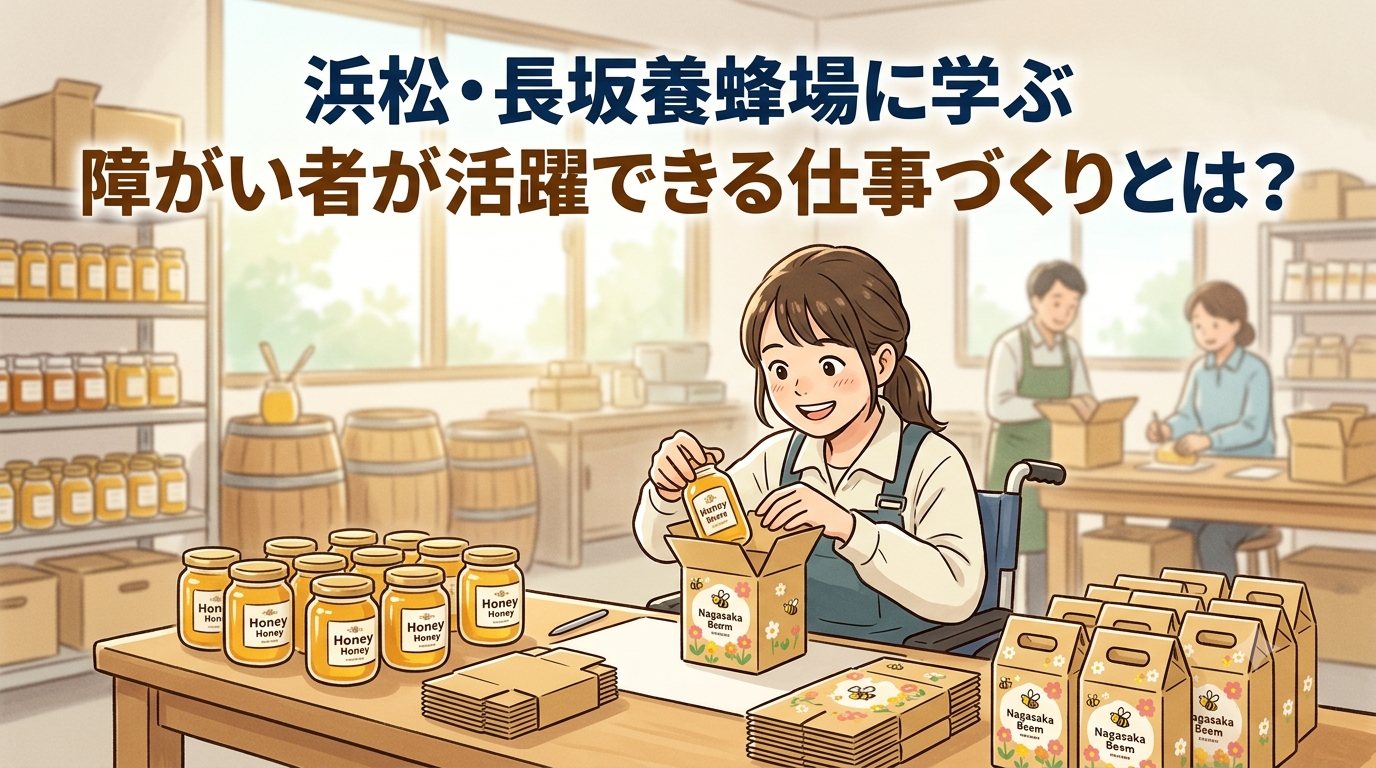 浜松・長坂養蜂場に学ぶ 障がい者が活躍できる仕事づくりとは？