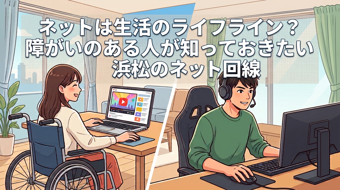ネットは生活のライフライン？障がいのある人が知っておきたい浜松のネット回線